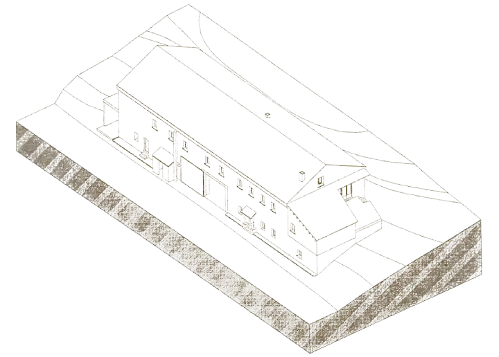 le plan de la maison